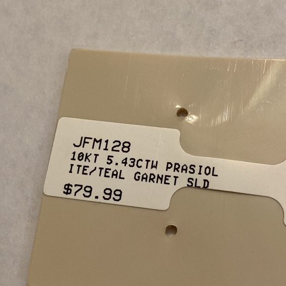 10k yellow gold, 5.43 Ct total weight Prasiolite slide pendant - Picture 14 of 16